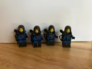 NEW LEGO Black Falcon Archer Minifigure Set: 4 Figures, Quivers, Bows & Cloaks