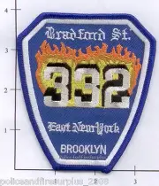 New York City NY Fire Dept Engine 332 Fire Patch v2