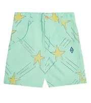 [The Animals Observatory] The Animals Observatory Pig cotton and linen shorts Y 10 green