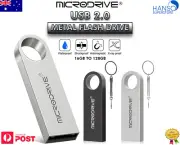 Waterproof MicroDrive 16GB/32GB/64GB/128GB USB Flash Disk Pen Drive Plug Play AU
