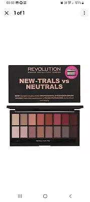 Revolution Eyeshadow Palette Neutrals Matte New