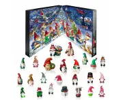 Christmas Gnome, Christmas Gnome Calendar 24 Days Christmas Countdown Calendar With Collectible Gnome Dolls, Christmas Holiday Decor Gnome Calendar Gift