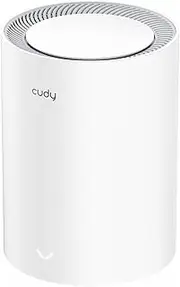 Cudy Dual Band BE3600 WiFi 7 Wi-Fi Mesh System, 3.6 Gbps 160 MHz, Coverage up to 2500 m², 3 Gigabit Ports, Multi-VPN Compatible, Cudy App Control (M3600, Pack of 1)
