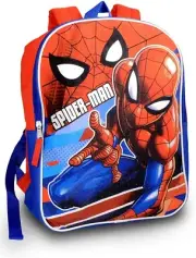 Marvel Spiderman Backpack 16'' Boys School Backpack Book bag Kids Avengers