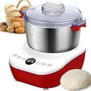 Electric Dough Maker with Ferment Function, 5L Dough Kneading Machine, Large Capacity Automatic kneading Machine,Thermostatic Fermentation,Intelligent Timer,Stand Mixer for Home Baking