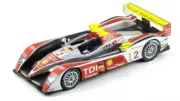 Model Car Scale 1:18 spark Audi R 10 Lm 2008 Racing vehicles road