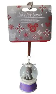 Disney Parks Frozen Sven Sketchbook Ornament Glass Snow Ball