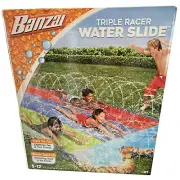 Banzai 42326 Triple Racer Water Splash Pool & Slide, 16 feet long +5-12 year