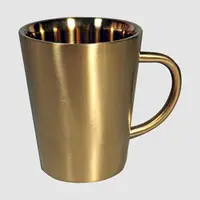 在飛比找momo購物網優惠-【Copen】不鏽鋼雙層真空斷熱杯－金色 350ml(保溫/