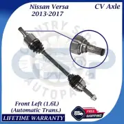 GSP OEM Front Left CV Axle For 2013-2017 Nissan Versa 1.6L Automatic Lifetime W. (for: Nissan)