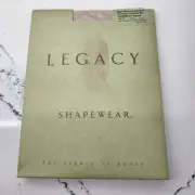 Legacy Legwear QVC Pantyhose Size E Shaper Waist TummyCoolmax Nude Spandex