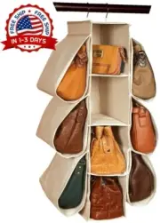 Organizador de bolsos carteras bolsas de mano para mujer accesorios 10 bolsillos
