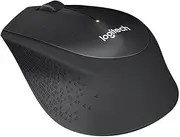 Logitech B330 Silent Plus Wireless Mouse, 2.4GHz with USB Nano Receiver, 1000 DPI Optical Tracking, 2-Year Battery Life, Compatible with PC, Mac, Laptop, Chromebook - Black