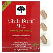 New Nordic, Chili Burn Max, 60 Tablets