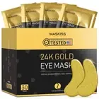 24k Gold Under Eye Patches (30 Pairs), eye mask, Collagen Skin Care Products,...