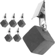 6Pcs Tablecloth Weights Tablecloth Pendant Stone Heavy Duty Table Covers Weights
