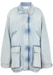 Haikure Wesley Denim Jacket - Blue - S (UK8-10 / S) S (UK8-10 / S)