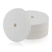400Pcs Unbleached Percolator Coffee Filters, 3.75In Disposable Coffee Paper Filter, Disc Coffee Fil White