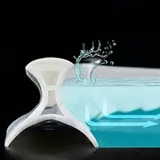 78Inch Collapsible Shower Water Dam, Shower Threshold Water Stopper Barrier and Retention System, Keep Water in Shower Lip Water Barrier for Shower Dry and Wet