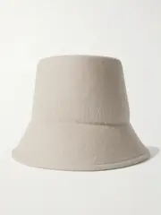 [Gigi Burris] Gigi Burris - Heloise Wool-felt Bucket Hat - Off-white - One size One size Off-white