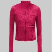 lULULEMON DEFINE CROPPED JACKET NULU~Leopard Daisy Desert Red~0~2~4~6~8~10~12~14