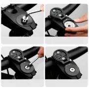 5 In 1 Bike Stem GPS Computer Mount Holder Base For Garmin Bryton Cateye Wahoo