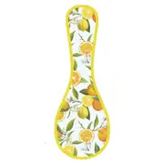 Kitchen Ceramic Spoon Rest Lemons Cooking Aid