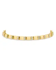 Kenneth Jay Lane Cubic Zirconia Station Bracelet