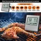 LCD Digital Food Temperature Gauge Cooking Meat Thermometer With Temperature NOW