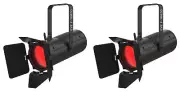 (2) Chauvet DJ EVE F-160ZQ 160W RGBW Fresnel D-Fi LED DMX, Zoom & Spot Lights