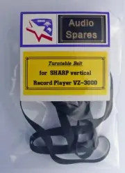 Turntable Belt for SHARP Vertical Record Player Model VZ-3000