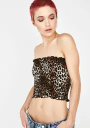 Kitty Never On Time Tube Top