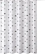 High-end Hotel Shower Curtain Nordic Minimalist Punch-Free Bathroom Waterproof Thick Polyester Fashionable Durable Bathroom Partition Curtains, W200CMxH180CM