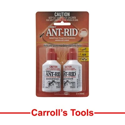 2 x Combat Ant-Rid - Indoor Ant Liquid 50ml