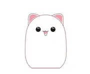 D47 Remote Control Cute Bear Night Light Dog Animal Soft Silicone Night Lamps USB Rechargeable LED Lamp Lights for Bedroom Color Changing