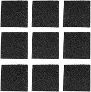 12pcs Compost Bin Filters Compost Pail Bucket Replacement Charcoal Filters Activated Carbon Compost Bin Filter Refill (Color : Black, Size : 12 * 12 * 1cm)