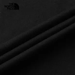 The North Face北面女款黑色吸濕排汗透氣休閒短袖T恤｜89QTJK3