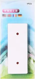 Row Plug Holder Wall-Mounted Adhesive Wall Insert Support Punch-Free Socket Wall Hanging White White One Size