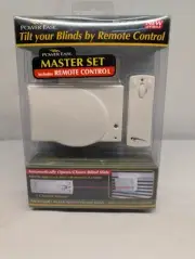 Power Ease Open/Close Blind Slats Master Set With Remote Control Home Automation