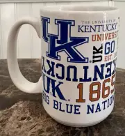 KENTUCKY WILDCATS COFFEE MUG GO BIG BLUE UK BIG BLUE NATION