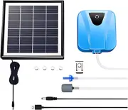 Meichoon Solar Water Air Pump Oxygenator USB Oxygen Pump Silent with Aquarium...
