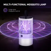 AU Electric Mosquito Killer Lamp LED Light UV Insect Catcher Fly Bug Zapper Trap