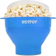 Silicone Collapsible Popcorn Popper - Large Microwave Corn Popper with Handles -