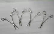 Laparoscopic Open Surgery Straight Artery Forceps Scissors 8 Inch Set 4Pc
