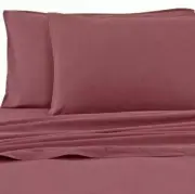 Bellora Gregory Queen Pillowcases in Burgundy (Set of 2)