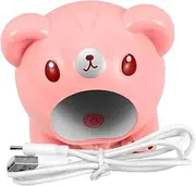 VALICLUD USB Portable Nail Lamp Cute Bear Design Quick Drying Nail Light for Home Travel Mini Gel Dryer Convenient USB Plug for