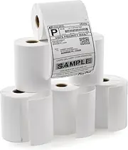SJPACK 6 Rolls 4XL Labels 4 x 6 1744907 Address Labels Internet Postage Shipping Labels Compatible Labelwriter 4XL(6 Rolls - 220 Labels Per Roll)