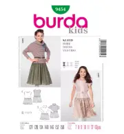Burda Kids 9454 Size 7-13 Dress Sewing Pattern Uncut
