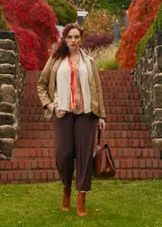 [Taking Shape] Taking Shape Lantern Natural Pant Size 18 in Chocolate - Plus Size Women's Clothing Chocolate