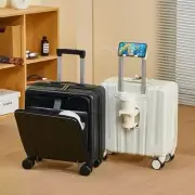 18" Small Spinner Suitcase Lightweight Hard Shell Luggage with Lock Travel Bag